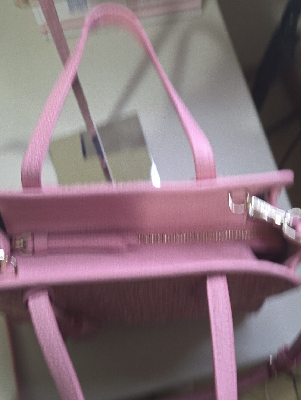kate spade Pink Rowe Summer Tweed Satchel with Tassel Accent - Picture 6 of 11